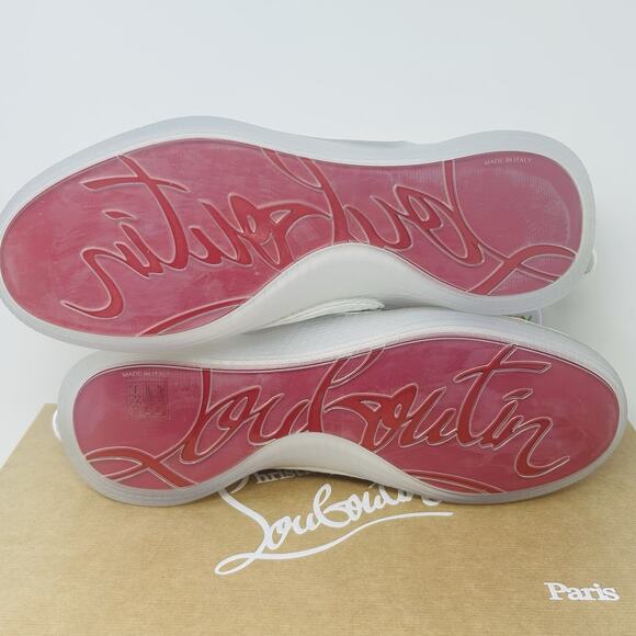 Christian Louboutin Leather Sneakers ARPOADOR Flat Size 41.5 US 8.5 White main image 14